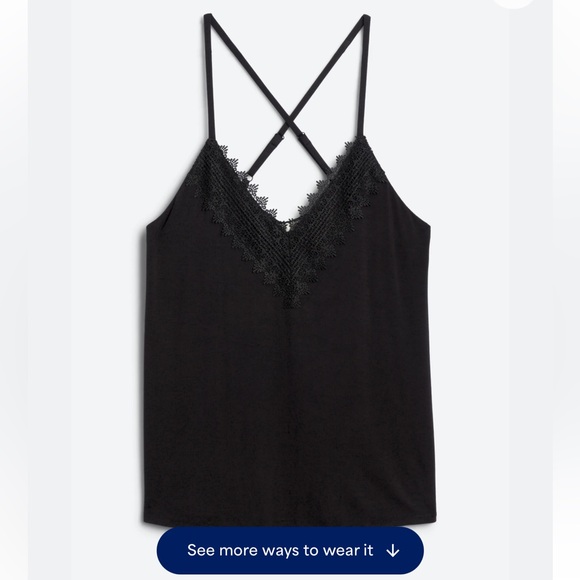 nine britton Tops - Nine Britton Stitch fix black tank top size 2X
